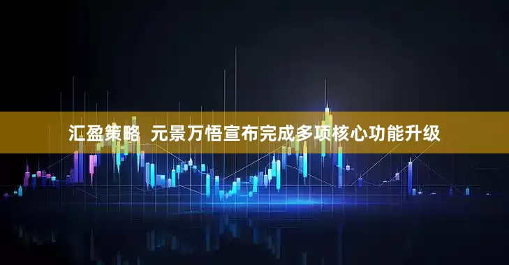 汇盈策略  元景万悟宣布完成多项核心功能升级